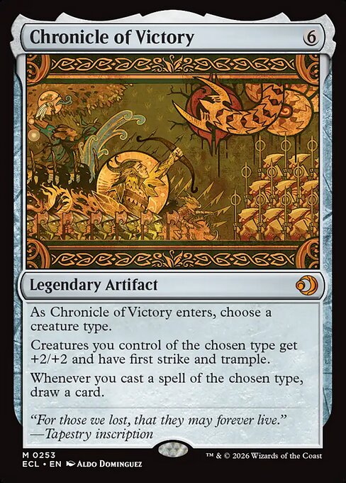 Lorwyn Eclipsed - 253 - Chronicle of Victory - Mythic