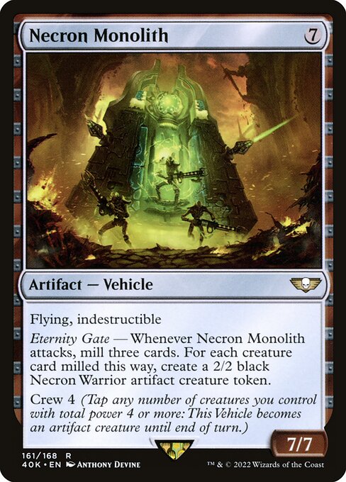 Warhammer 40,000 Commander - 161 - Necron Monolith - Rare