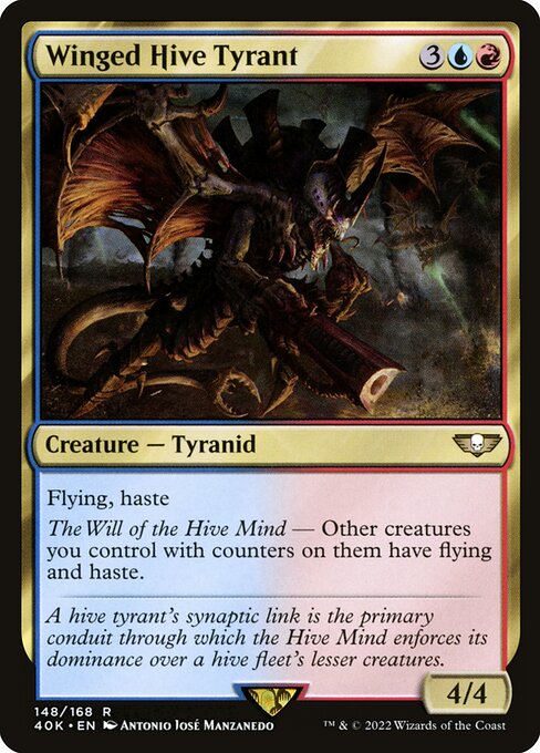 Warhammer 40,000 Commander - 148 - Winged Hive Tyrant - Rare