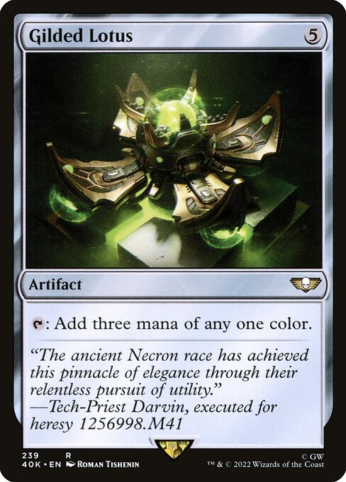 Warhammer 40,000 Commander - 239 - Gilded Lotus - Rare