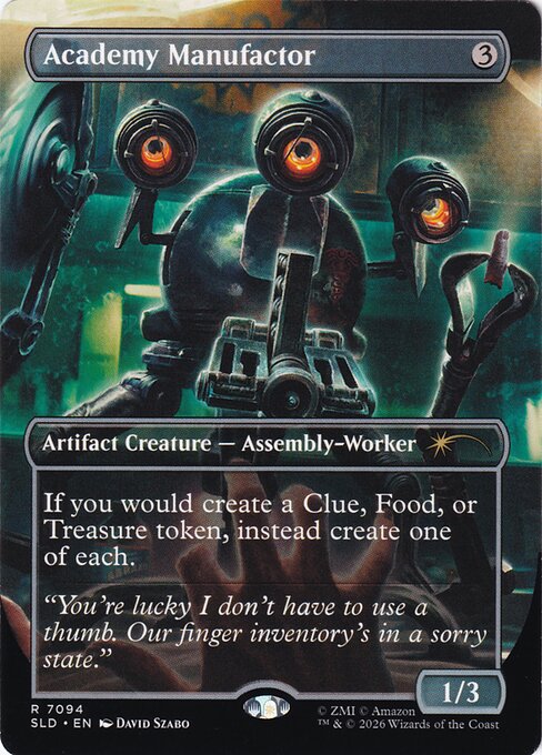 Secret Lair Drop - 7094 - Academy Manufactor - Rare