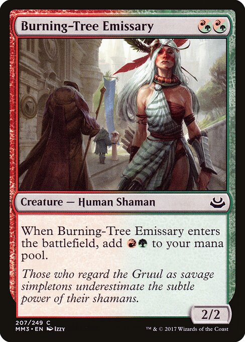 Modern Masters 2017 - 207 - Burning-Tree Emissary - Common