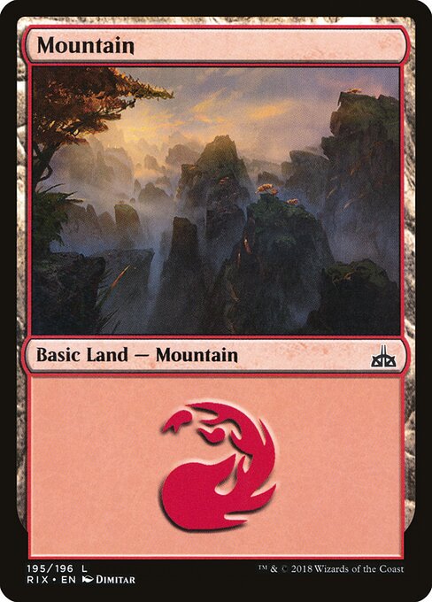 Rivals of Ixalan - 195 - Mountain - Common