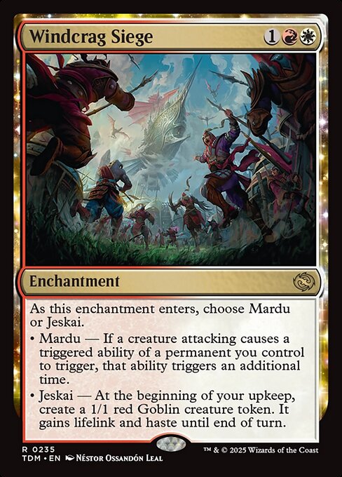 Tarkir: Dragonstorm - 235 - Windcrag Siege - Rare