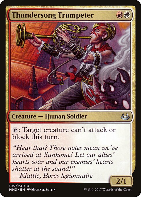 Modern Masters 2017 - 195 - Thundersong Trumpeter - Uncommon