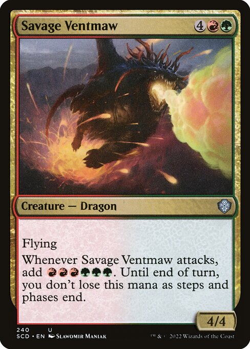 Starter Commander Decks - 240 - Savage Ventmaw - Uncommon