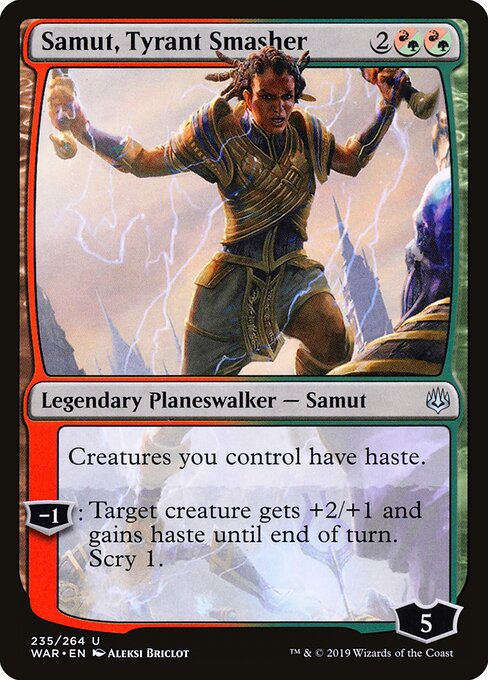 War of the Spark - 235 - Samut, Tyrant Smasher - Uncommon