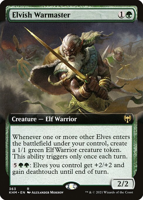 Kaldheim - 363 - Elvish Warmaster - Rare