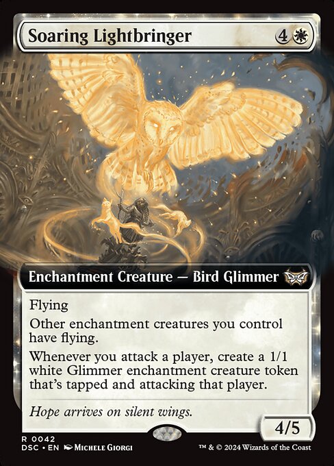 Duskmourn: House of Horror Commander - 42 - Soaring Lightbringer - Rare