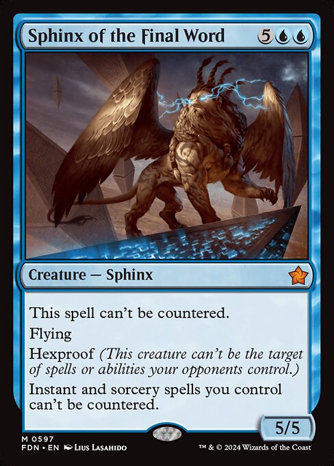 Foundations - 597 - Sphinx of the Final Word - Mythic