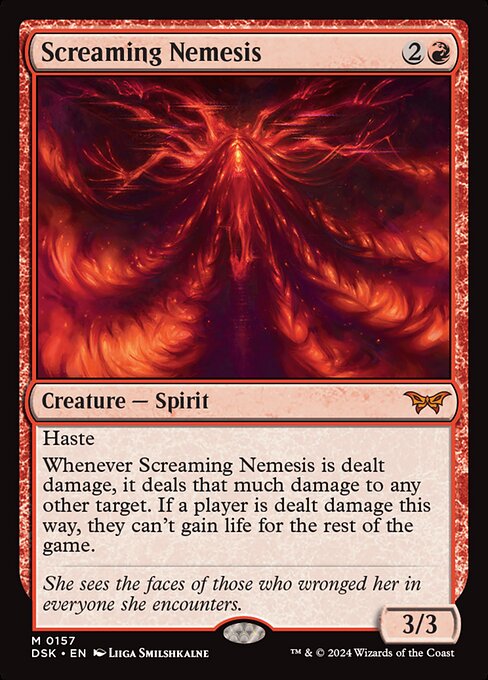 Duskmourn: House of Horror - 157 - Screaming Nemesis - Mythic