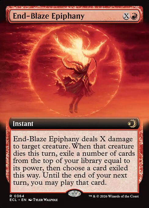 Lorwyn Eclipsed - 364 - End-Blaze Epiphany - Rare