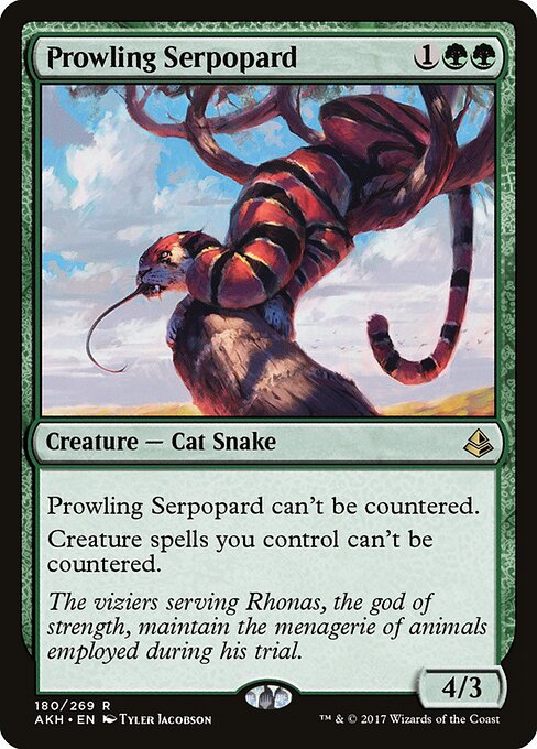 Amonkhet - 180 - Prowling Serpopard - Rare