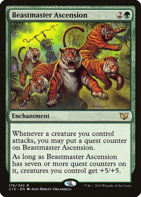 Commander 2015 - 176 - Beastmaster Ascension - Rare