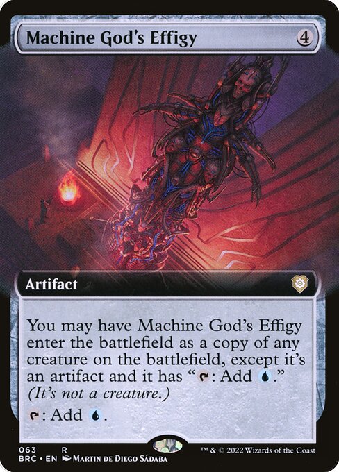 The Brothers' War Commander - 63 - Machine God's Effigy - Rare