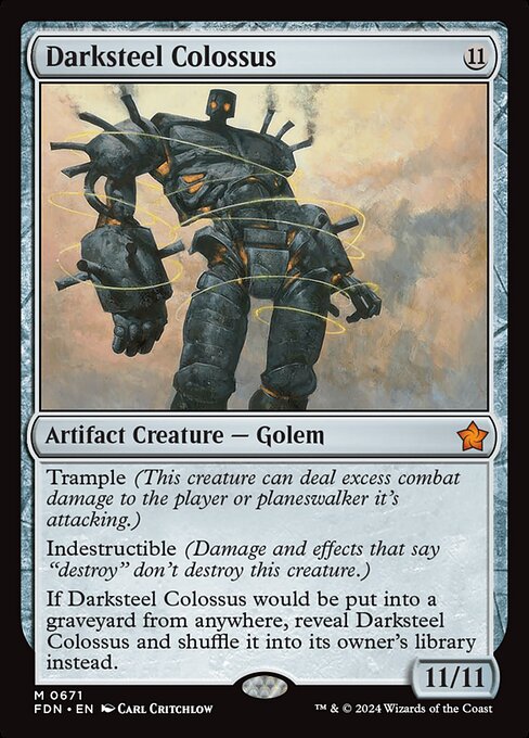 Foundations - 671 - Darksteel Colossus - Mythic
