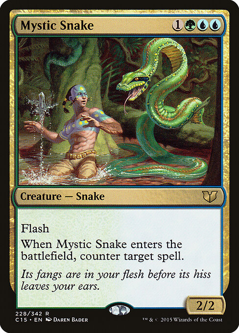 Commander 2015 - 228 - Mystic Snake - Rare