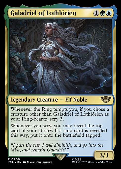 The Lord of the Rings: Tales of Middle-earth - 206 - Galadriel of Lothlórien - Rare