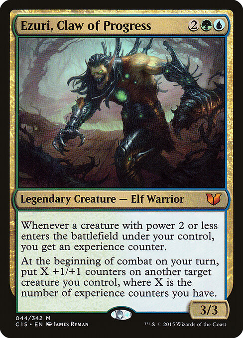 Commander 2015 - 44 - Ezuri, Claw of Progress - Mythic