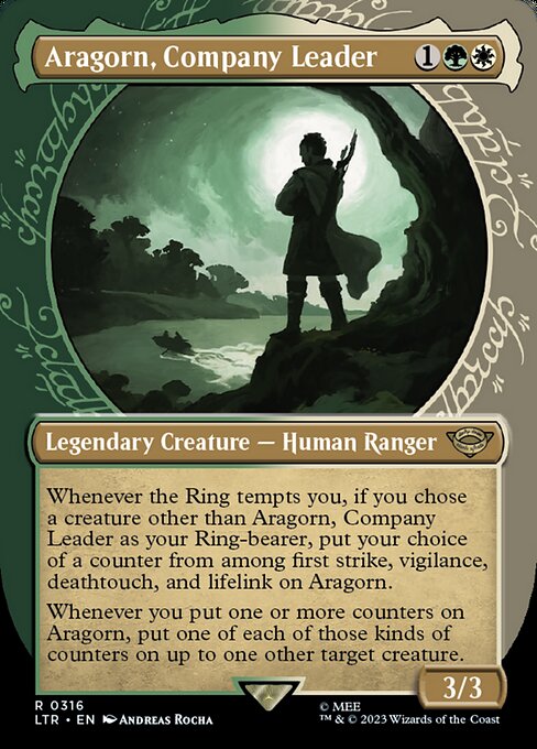 The Lord of the Rings: Tales of Middle-earth - 316 - Aragorn, Company Leader - Rare