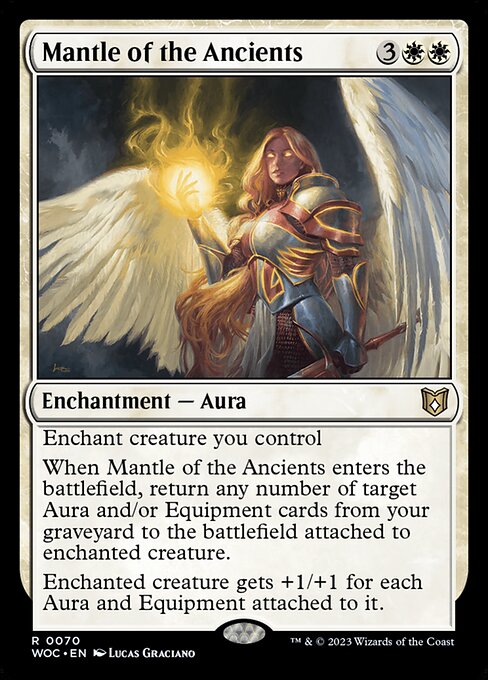Wilds of Eldraine Commander - 70 - Mantle of the Ancients - Rare
