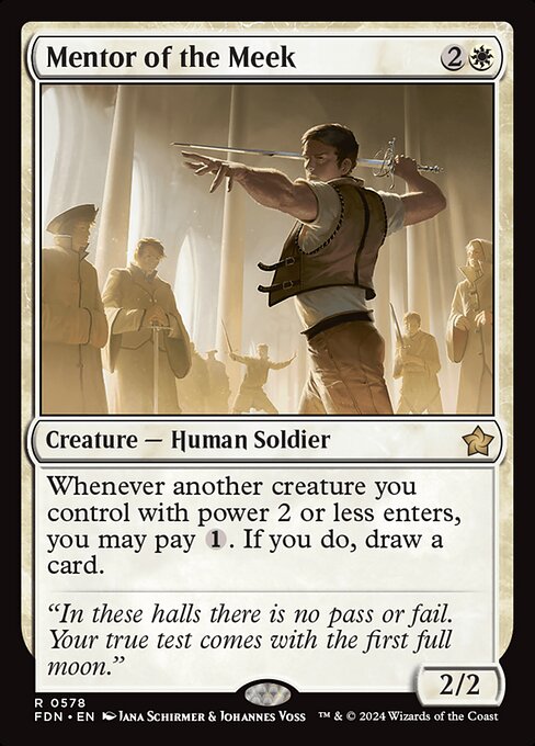 Foundations - 578 - Mentor of the Meek - Rare