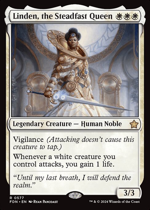Foundations - 577 - Linden, the Steadfast Queen - Rare