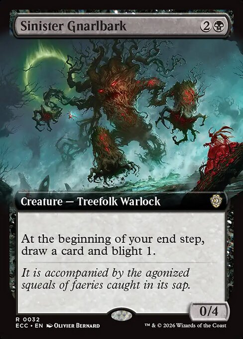 Lorwyn Eclipsed Commander - 32 - Sinister Gnarlbark - Rare