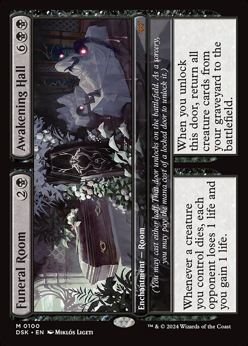 Duskmourn: House of Horror - 100 - Funeral Room // Awakening Hall - Mythic