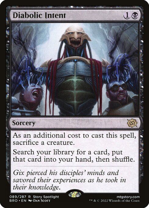 The Brothers' War - 89 - Diabolic Intent - Rare