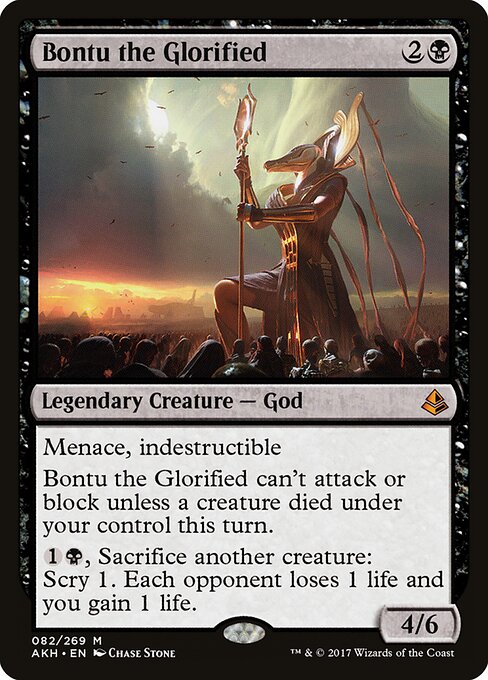 Amonkhet - 82 - Bontu the Glorified - Mythic