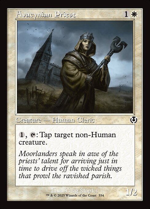 Innistrad Remastered - 334 - Avacynian Priest - Common