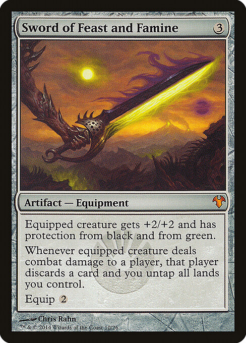 Modern Event Deck 2014 - 10 - Sword of Feast and Famine - Mythic