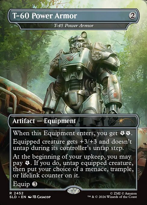 Secret Lair Drop - 2452 - T-45 Power Armor - Rare