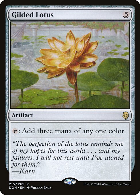 Dominaria - 215 - Gilded Lotus - Rare