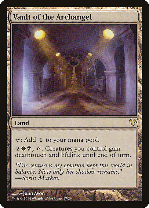 Modern Event Deck 2014 - 17 - Vault of the Archangel - Rare