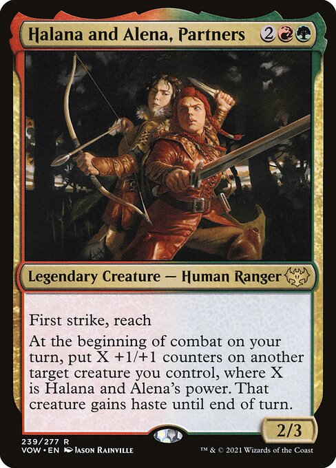 Innistrad: Crimson Vow - 239 - Halana and Alena, Partners - Rare