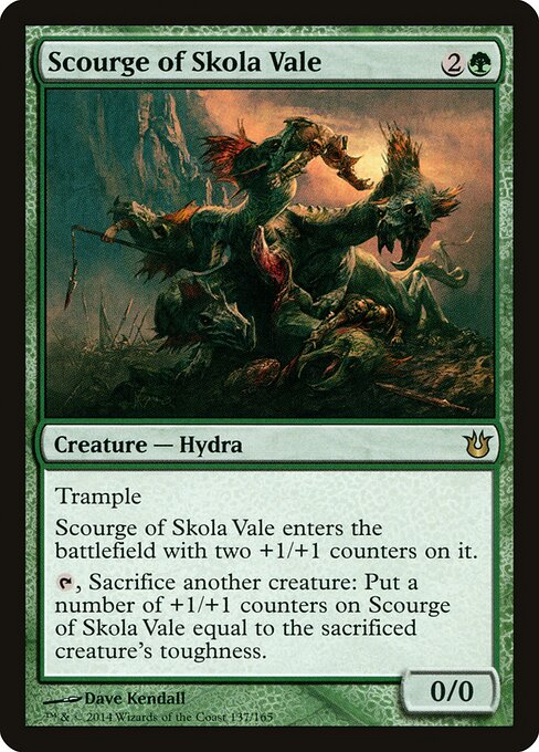 Born of the Gods - 137 - Scourge of Skola Vale - Rare