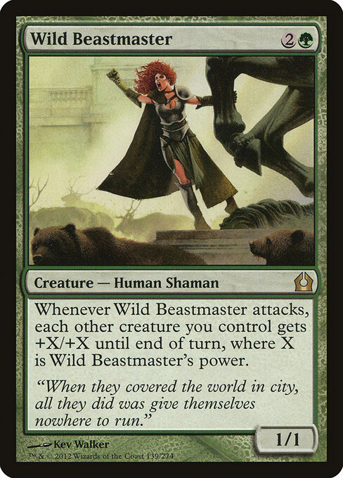 Return to Ravnica - 139 - Wild Beastmaster - Rare