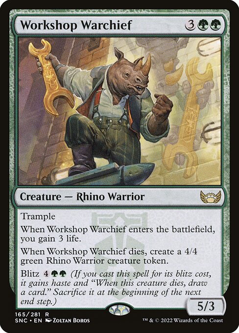 Streets of New Capenna - 165 - Workshop Warchief - Rare