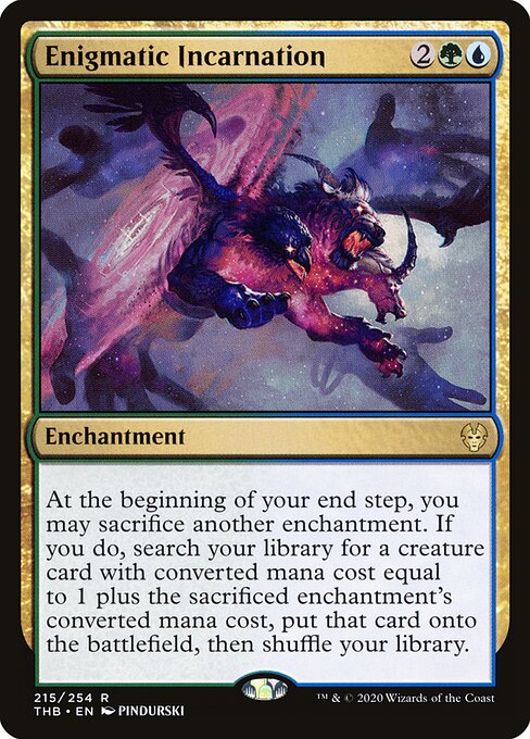 Theros Beyond Death - 215 - Enigmatic Incarnation - Rare