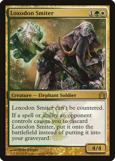 Return to Ravnica - 178 - Loxodon Smiter - Rare
