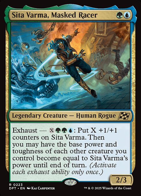 Aetherdrift - 223 - Sita Varma, Masked Racer - Rare