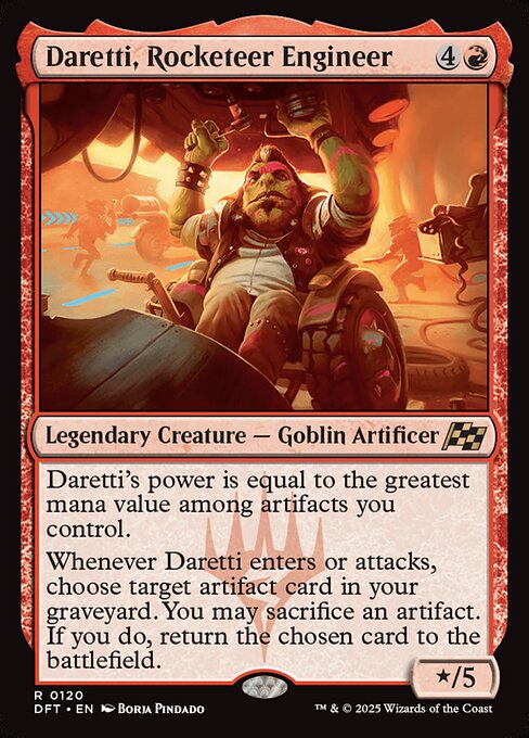 Aetherdrift - 120 - Daretti, Rocketeer Engineer - Rare