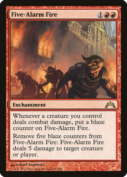 Gatecrash - 91 - Five-Alarm Fire - Rare