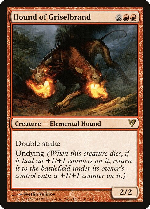 Avacyn Restored - 141 - Hound of Griselbrand - Rare