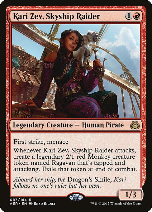 Aether Revolt - 87 - Kari Zev, Skyship Raider - Rare