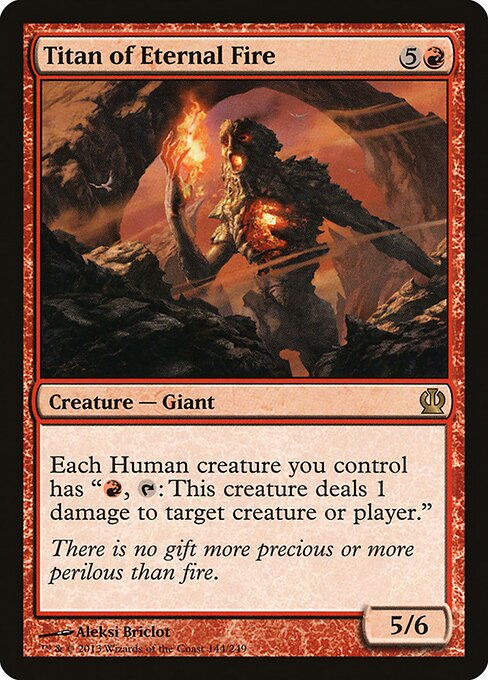 Theros - 144 - Titan of Eternal Fire - Rare