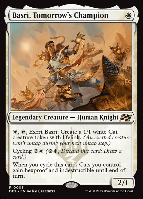 Aetherdrift - 3 - Basri, Tomorrow's Champion - Rare