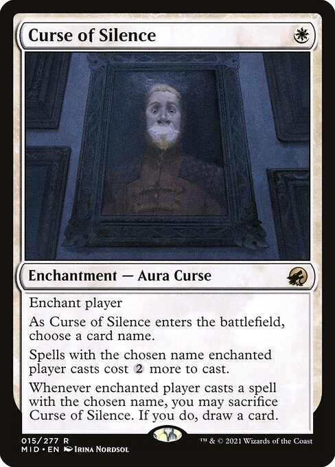 Innistrad: Midnight Hunt - 15 - Curse of Silence - Rare